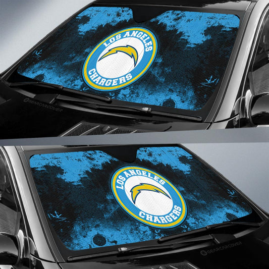 Los Angeles Chargers Car Sunshade Custom Car Accessories - Gearcarcover - 2