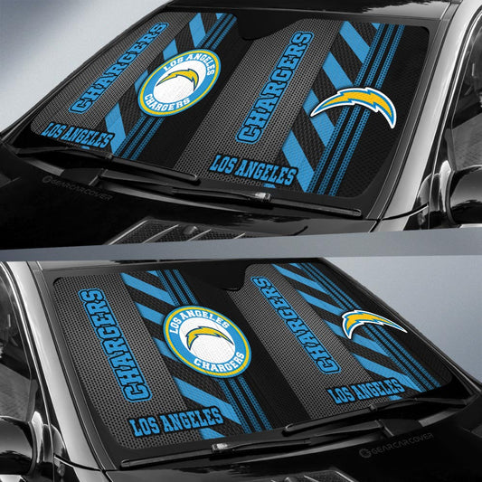 Los Angeles Chargers Car Sunshade Custom Car Accessories - Gearcarcover - 2