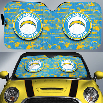 Los Angeles Chargers Car Sunshade Custom Car Accessories - Gearcarcover - 1