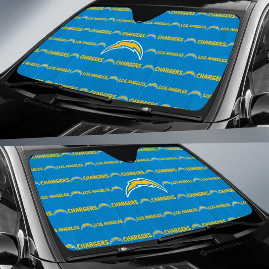Los Angeles Chargers Car Sunshade Sporty Team Collection - Gearcarcover - 2