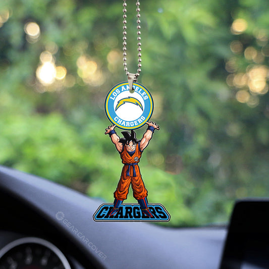 Los Angeles Chargers Ornament Goku Car Accessories - Gearcarcover - 2