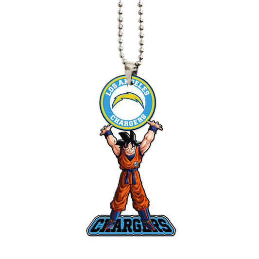 Los Angeles Chargers Ornament Goku Car Accessories - Gearcarcover - 1