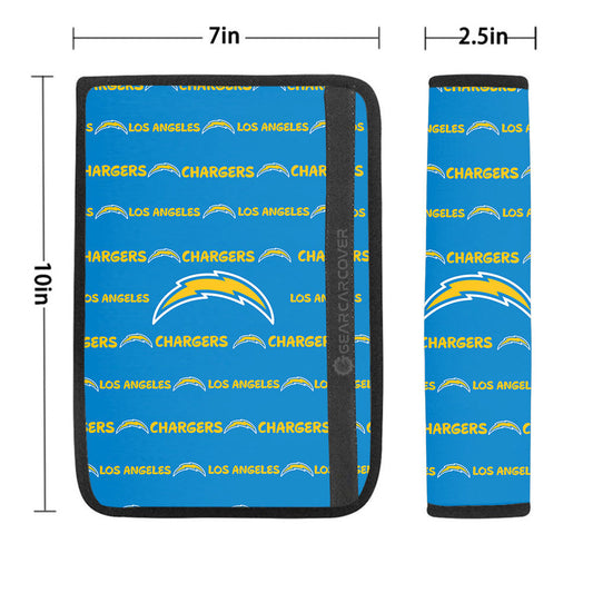 Los Angeles Chargers Seat Belt Covers Sporty Team Collection - Gearcarcover - 1
