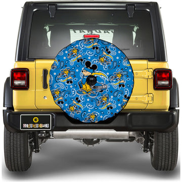 Los Angeles Chargers Spare Tire Covers Camera Hole Cartoon Theme Collection - Gearcarcover - 1