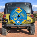 Los Angeles Chargers Spare Tire Covers Camera Hole Sporty Team Collection - Gearcarcover - 3