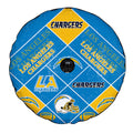 Los Angeles Chargers Spare Tire Covers Camera Hole Sporty Team Collection - Gearcarcover - 4