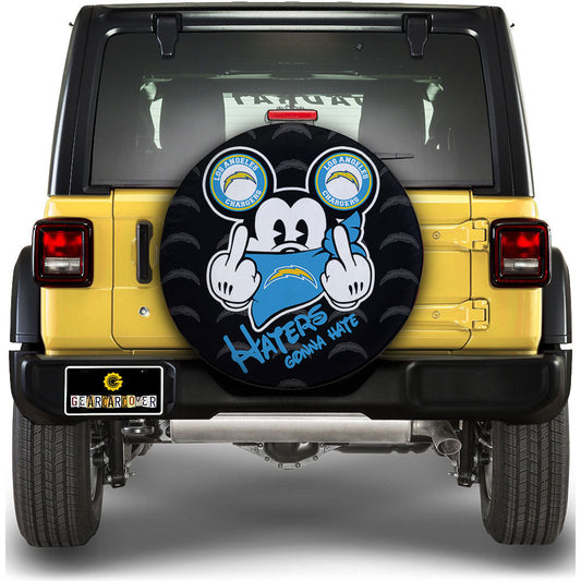 Los Angeles Chargers Spare Tire Covers Custom Car Accessories - Gearcarcover - 1