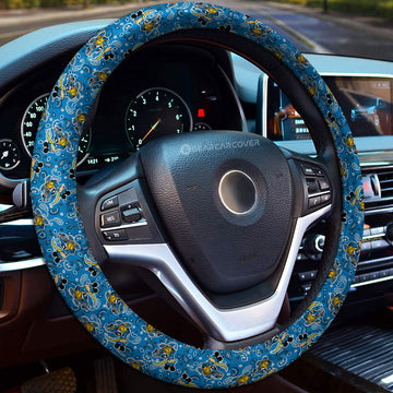 Los Angeles Chargers Steering Wheel Cover Cartoon Theme Collection - Gearcarcover - 1