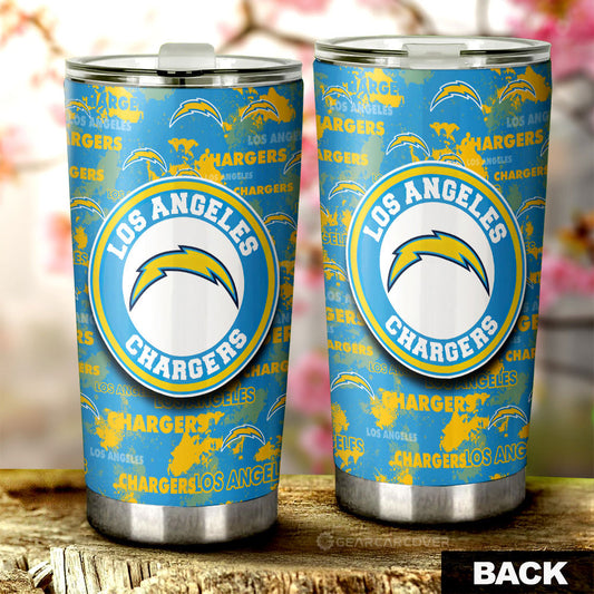 Los Angeles Chargers Tumbler Cup Custom Car Accessories - Gearcarcover - 2