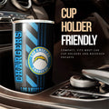 Los Angeles Chargers Tumbler Cup Custom Car Accessories - Gearcarcover - 3