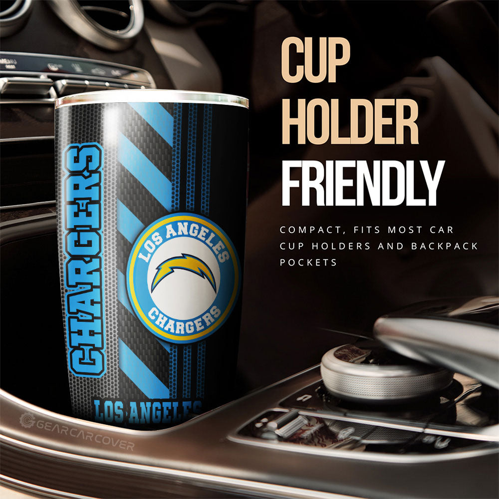 Los Angeles Chargers Tumbler Cup Custom Car Accessories - Gearcarcover - 3