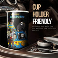 Los Angeles Chargers Tumbler Cup Custom Car Accessories - Gearcarcover - 3