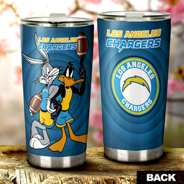 Los Angeles Chargers Tumbler Cup Custom Car Accessories - Gearcarcover - 1