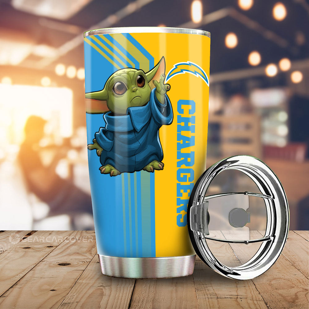 Los Angeles Chargers Tumbler Cup Custom Car Accessories - Gearcarcover - 1
