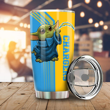 Los Angeles Chargers Tumbler Cup Custom Car Accessories - Gearcarcover - 1