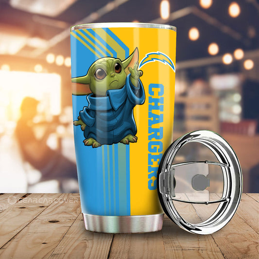 Los Angeles Chargers Tumbler Cup Custom Car Accessories - Gearcarcover - 1