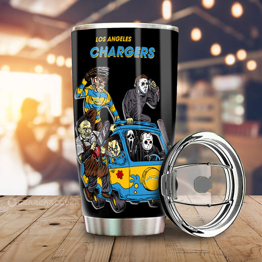 Los Angeles Chargers Tumbler Cup Custom Car Accessories - Gearcarcover - 1
