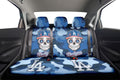 Los Angeles Dodgers Car Back Seat Covers Skull Theme Collection - Gearcarcover - 2