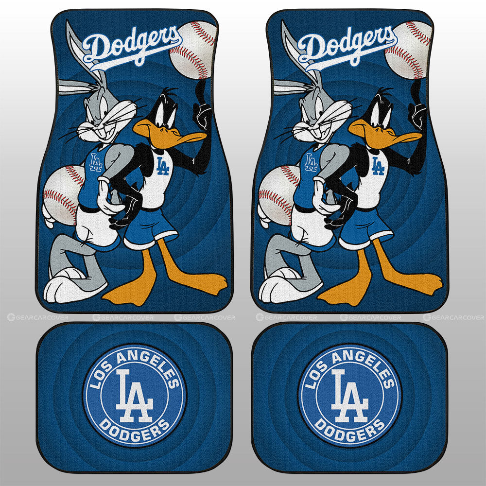 Los Angeles Dodgers Car Floor Mats Custom Car Accessories - Gearcarcover - 1