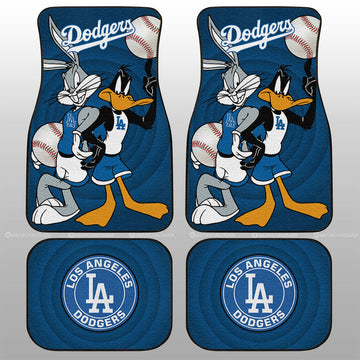 Los Angeles Dodgers Car Floor Mats Custom Car Accessories - Gearcarcover - 1