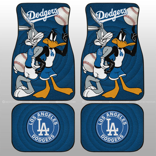 Los Angeles Dodgers Car Floor Mats Custom Car Accessories - Gearcarcover - 1