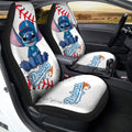 Los Angeles Dodgers Car Seat Covers Stitch Theme Collection - Gearcarcover - 2