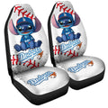 Los Angeles Dodgers Car Seat Covers Stitch Theme Collection - Gearcarcover - 3