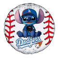 Los Angeles Dodgers Spare Tire Covers Camera Hole Stitch Theme Collection - Gearcarcover - 4
