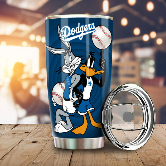 Los Angeles Dodgers Tumbler Cup Custom Car Accessories - Gearcarcover - 2