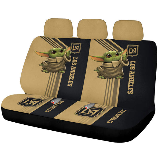 Los Angeles FC Car Back Seat Covers Custom Car Accessories - Gearcarcover - 1