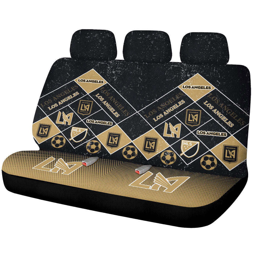 Los Angeles FC Car Back Seat Covers Sporty Team Collection - Gearcarcover - 1