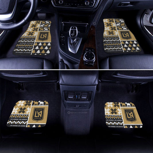 Los Angeles FC Car Floor Mats Custom Ugly Style Car Accessories - Gearcarcover - 2
