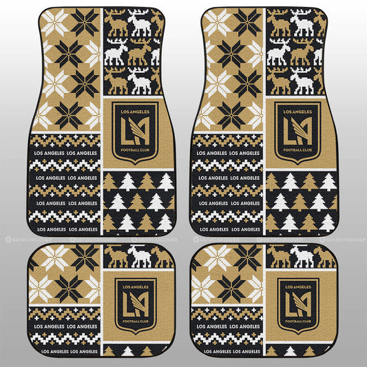 Los Angeles FC Car Floor Mats Custom Ugly Style Car Accessories - Gearcarcover - 1
