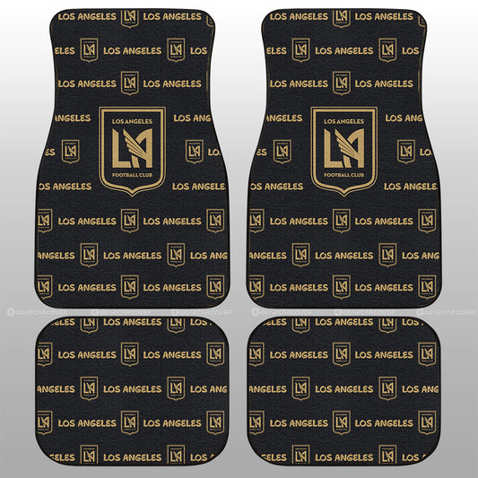 Los Angeles FC Car Floor Mats Sporty Team Collection - Gearcarcover - 1