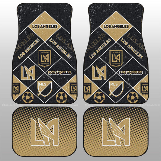 Los Angeles FC Car Floor Mats Sporty Team Collection - Gearcarcover - 1