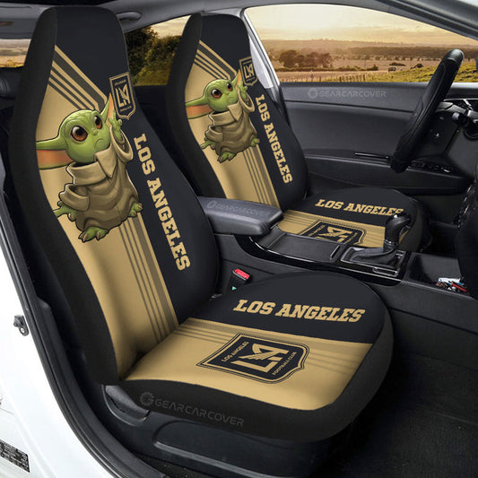 Los Angeles FC Car Seat Covers Baby Yoda Car Accessories - Gearcarcover - 2