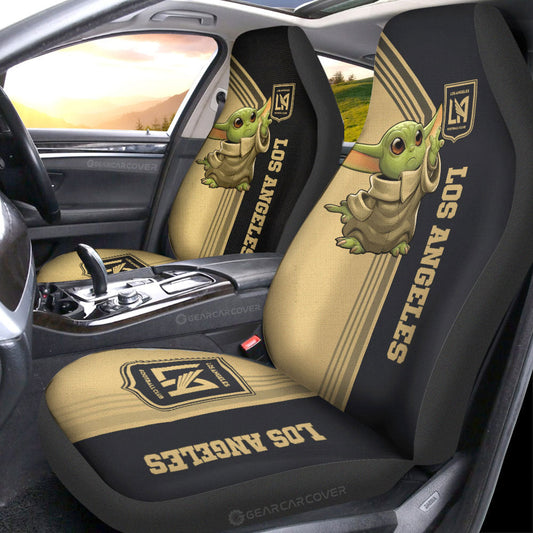 Los Angeles FC Car Seat Covers Baby Yoda Car Accessories - Gearcarcover - 1