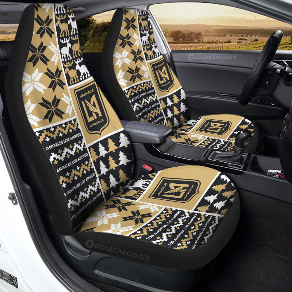 Los Angeles FC Car Seat Covers Custom Ugly Style Car Accessories - Gearcarcover - 2