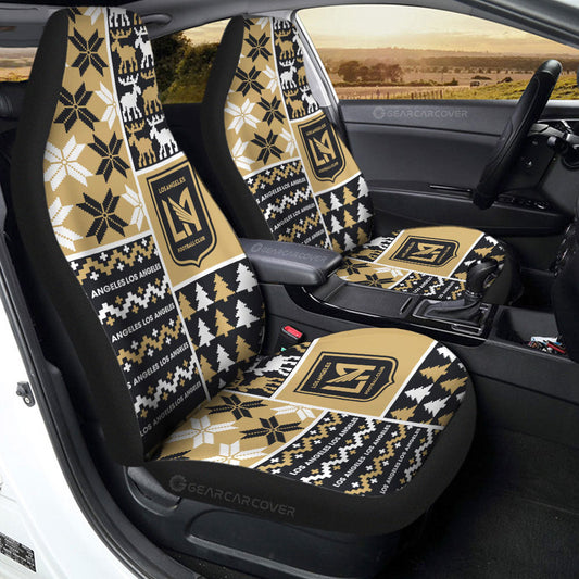 Los Angeles FC Car Seat Covers Custom Ugly Style Car Accessories - Gearcarcover - 2
