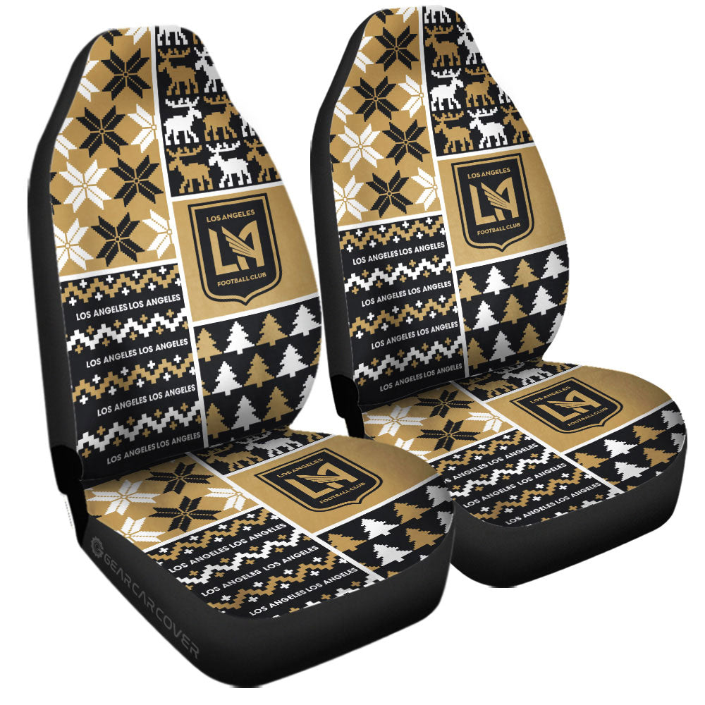 Los Angeles FC Car Seat Covers Custom Ugly Style Car Accessories - Gearcarcover - 3