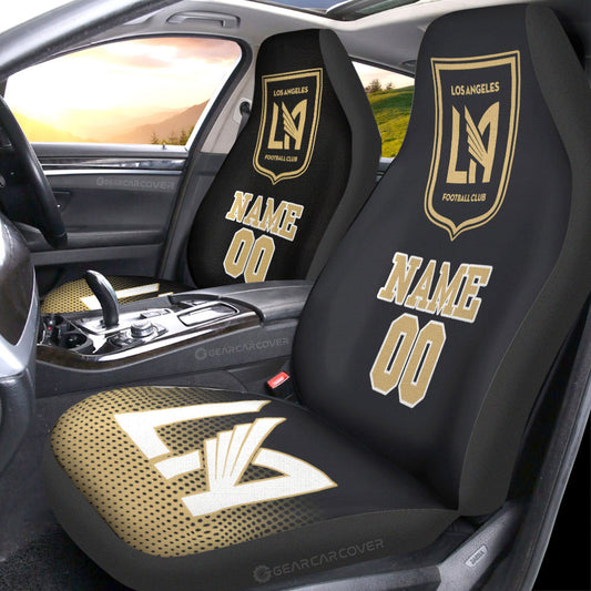 Los Angeles FC Car Seat Covers Sporty Team Collection - Gearcarcover - 1
