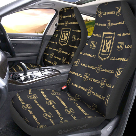 Los Angeles FC Car Seat Covers Sporty Team Collection - Gearcarcover - 1
