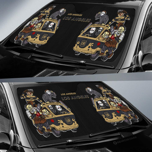 Los Angeles FC Car Sunshade Custom Car Accessories - Gearcarcover - 2