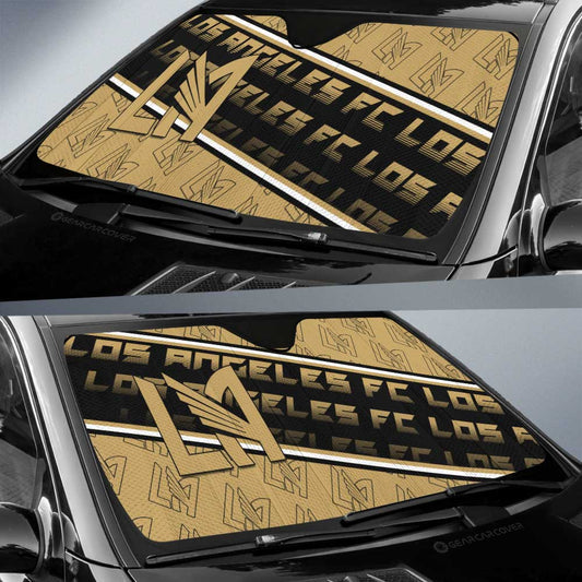 Los Angeles FC Car Sunshade Custom For Fans - Gearcarcover - 2