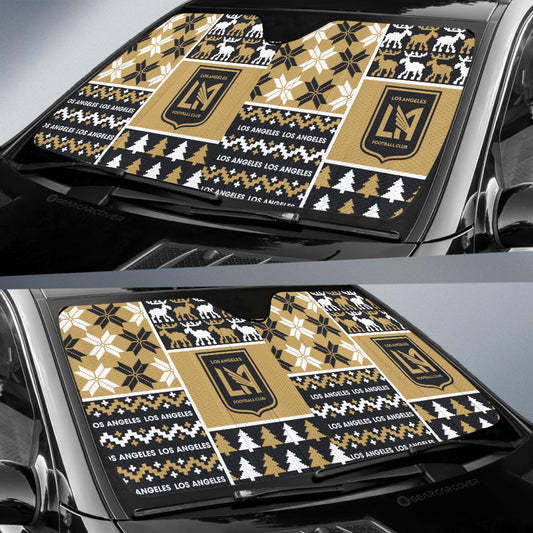 Los Angeles FC Car Sunshade Custom Ugly Style Car Accessories - Gearcarcover - 2