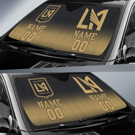 Los Angeles FC Car Sunshade Sporty Team Collection - Gearcarcover - 2