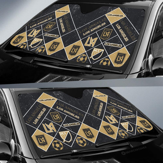 Los Angeles FC Car Sunshade Sporty Team Collection - Gearcarcover - 2