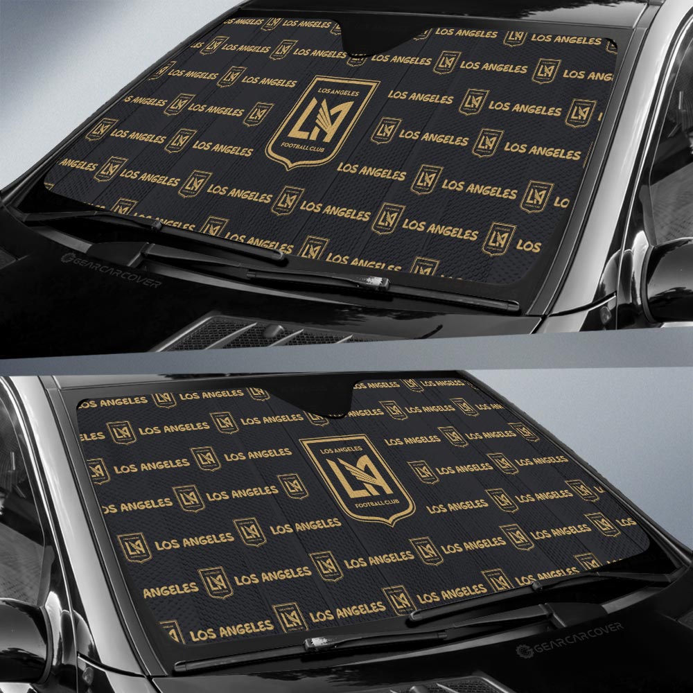 Los Angeles FC Car Sunshade Sporty Team Collection - Gearcarcover - 2