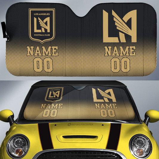 Los Angeles FC Car Sunshade Sporty Team Collection - Gearcarcover - 1