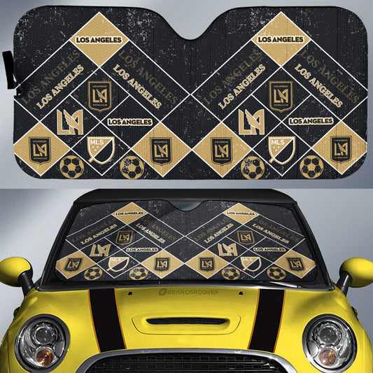 Los Angeles FC Car Sunshade Sporty Team Collection - Gearcarcover - 1